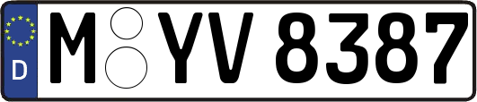 M-YV8387