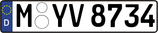 M-YV8734