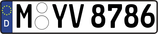 M-YV8786