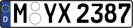M-YX2387