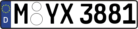 M-YX3881