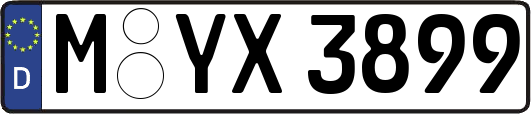 M-YX3899