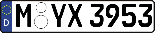 M-YX3953