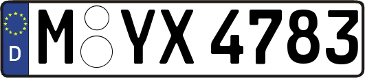M-YX4783