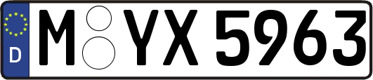 M-YX5963