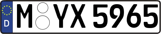 M-YX5965