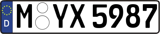 M-YX5987