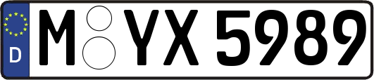 M-YX5989