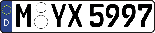 M-YX5997