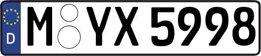 M-YX5998
