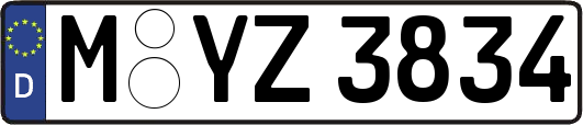 M-YZ3834