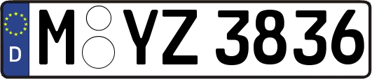 M-YZ3836