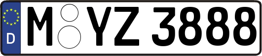 M-YZ3888