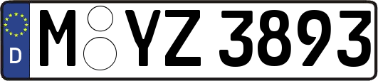 M-YZ3893