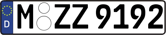 M-ZZ9192