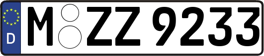 M-ZZ9233