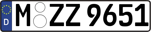 M-ZZ9651