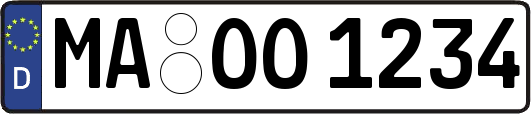 MA-OO1234
