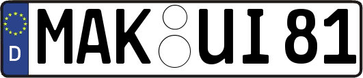 MAK-UI81