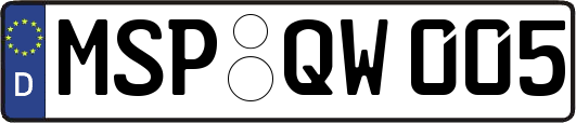 MSP-QW005