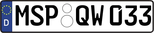 MSP-QW033