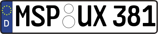 MSP-UX381