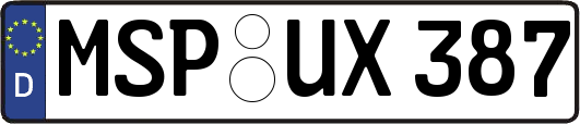 MSP-UX387