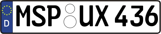 MSP-UX436