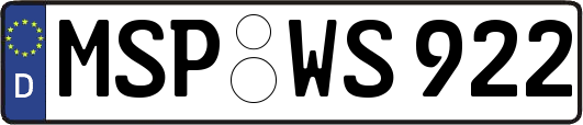 MSP-WS922