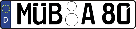 MÜB-A80