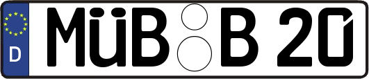 MÜB-B20