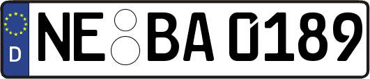 NE-BA0189