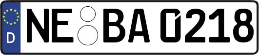 NE-BA0218