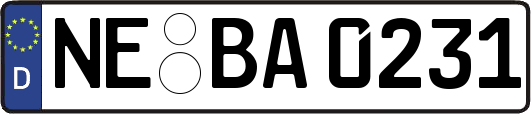NE-BA0231