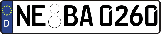 NE-BA0260