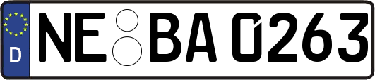 NE-BA0263