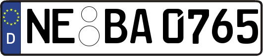 NE-BA0765