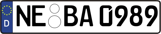 NE-BA0989