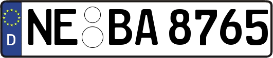NE-BA8765