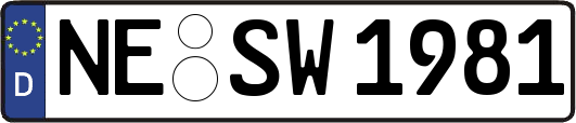 NE-SW1981