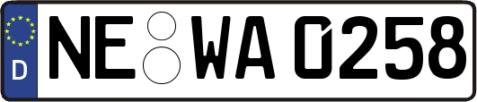 NE-WA0258