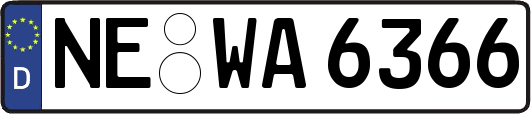 NE-WA6366