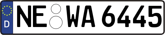 NE-WA6445