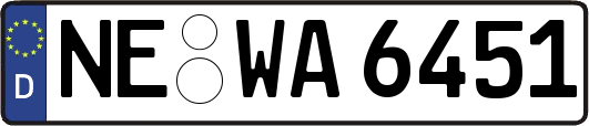 NE-WA6451