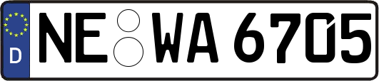 NE-WA6705