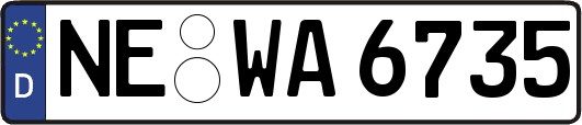 NE-WA6735