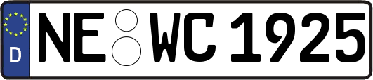 NE-WC1925