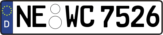 NE-WC7526