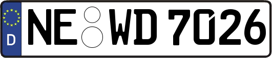 NE-WD7026