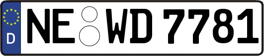 NE-WD7781
